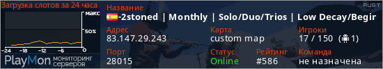 баннер для сервера rust. -2stoned | Monthly | Solo/Duo/Trios | Low Decay/Beginner Friend