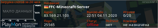 баннер для сервера minecraft. FFC-Minecraft-Server