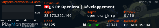 баннер для сервера garrysmod. JJK RP Openiera | D&eacute;veloppement
