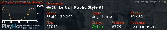 баннер для сервера cs. Strike.Uz | Public Style #1