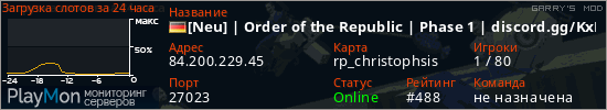 баннер для сервера garrysmod. [Neu] | Order of the Republic | Phase 1 | discord.gg/KxDDKfvkaH