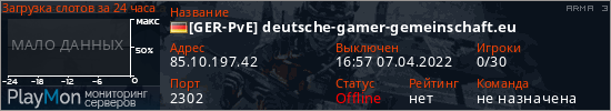 баннер для сервера arma3. [GER-PvE] deutsche-gamer-gemeinschaft.eu
