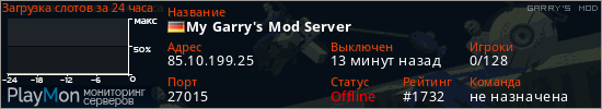 баннер для сервера garrysmod. My Garry's Mod Server