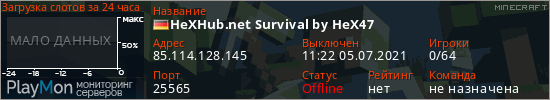 баннер для сервера minecraft. HeXHub.net Survival by HeX47