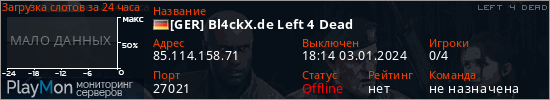 баннер для сервера l4d. [GER] Bl4ckX.de Left 4 Dead
