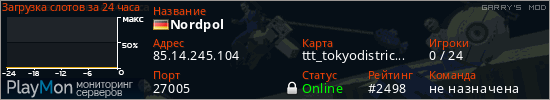 баннер для сервера garrysmod. Nordpol