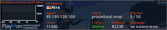 баннер для сервера rust. Kira