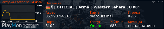 баннер для сервера arma3. &para; [ OFFICIAL ] Arma 3 Western Sahara EU #01