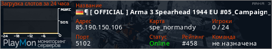 баннер для сервера arma3. &para; [ OFFICIAL ] Arma 3 Spearhead 1944 EU #05_Campaign_Regular