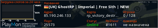 баннер для сервера garrysmod. [UK] GhostRP | Imperial | Free Sith | NEW