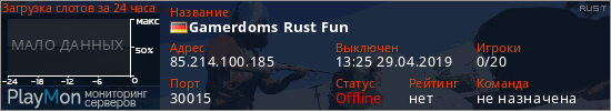 баннер для сервера rust. Gamerdoms Rust Fun