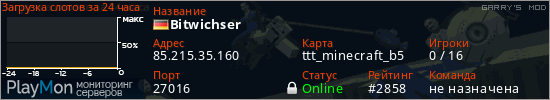 баннер для сервера garrysmod. Bitwichser