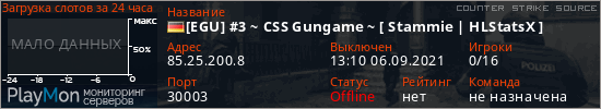 баннер для сервера css. [EGU] #3 ~ CSS Gungame ~ [ Stammie | HLStatsX ]