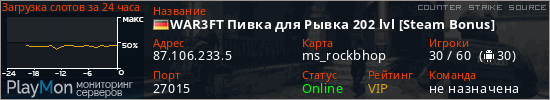 баннер для сервера css. WAR3FT Пивка для Рывка 202 lvl [Steam Bonus]