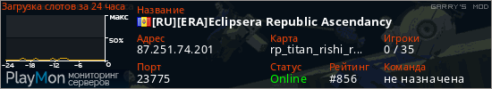 баннер для сервера garrysmod. [RU][ERA]Eclipsera Republic Ascendancy