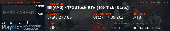 баннер для сервера tf2. [APG] - TF2 Stock RTV [100 Tick|Stats]