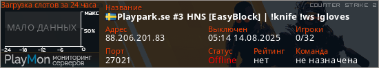 баннер для сервера cs2. Playpark.se #3 HNS [EasyBlock] | !knife !ws !gloves