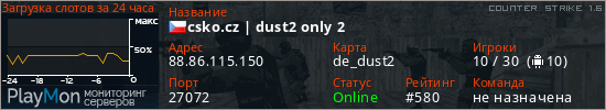 баннер для сервера cs. csko.cz | dust2 only 2