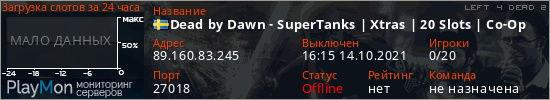 баннер для сервера l4d2. Dead by Dawn - SuperTanks | Xtras | 20 Slots | Co-Op