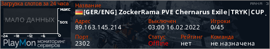 баннер для сервера arma3. [GER/ENG] ZockerRama PVE Chernarus Exile|TRYK|CUP|Zombies