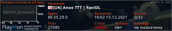 баннер для сервера garrysmod. [UK] Anex TTT | FastDL