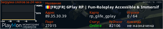 баннер для сервера garrysmod. [FR][FR] GPlay RP | Fun-Roleplay Accessible & Immersif