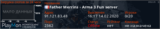 баннер для сервера arma3. Father Merrins - Arma 3 Fun server