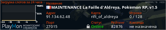 баннер для сервера garrysmod. MAINTENANCE La Faille d'Aldreya, Pokemon RP, v1.5