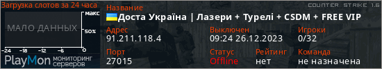 баннер для сервера cs. Доста Україна | Лазери + Турелі + CSDM + FREE VIP