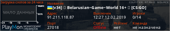 баннер для сервера css. [v34] ✪ Belarusian~Game~World 16+ ✪ [CS:GO]