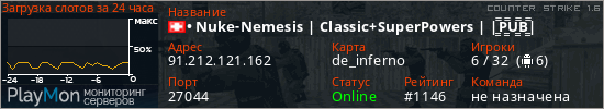баннер для сервера cs. • Nuke-Nemesis | Classic+SuperPowers | |͇̿P͇̿U͇̿B͇̿|