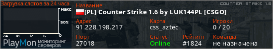 баннер для сервера cs. [PL] Counter Strike 1.6 by LUK144PL [CSGO]