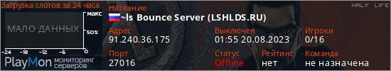 баннер для сервера hl. ~ls Bounce Server (LSHLDS.RU)