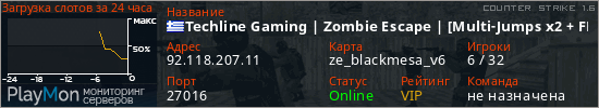 баннер для сервера cs. Techline Gaming | Zombie Escape | [Multi-Jumps x2 + FREE VIP]