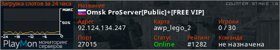 баннер для сервера cs. Omsk ProServer[Public]+[FREE VIP]