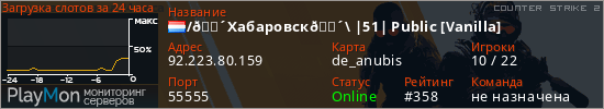 баннер для сервера cs2. /🔴Хабаровск🔴\ |51| Public [Vanilla]