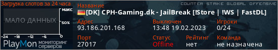 баннер для сервера csgo. [DK] CPH-Gaming.dk - JailBreak [!Store | !WS | FastDL]