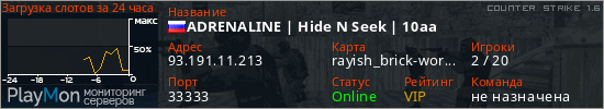 баннер для сервера cs. ADRENALINE | Hide N Seek | 10aa
