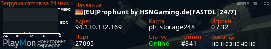 баннер для сервера garrysmod. [EU]Prophunt by HSNGaming.de[FASTDL|24/7]