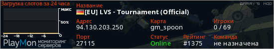 баннер для сервера garrysmod. [EU] LVS - Tournament (Official)