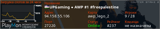 баннер для сервера cs2. UPGaming ● AWP #1 #freepalestine