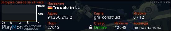баннер для сервера garrysmod. Trouble in LL