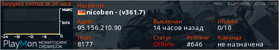 баннер для сервера ark. nicoben - (v361.7)