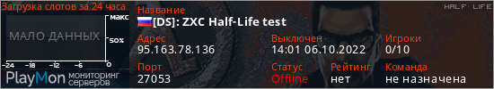 баннер для сервера hl. [DS]: ZXC Half-Life test