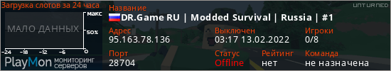 баннер для сервера unturned. DR.Game RU | Modded Survival | Russia | #1