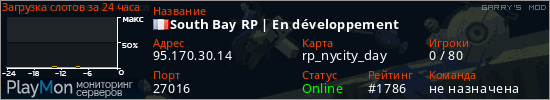 баннер для сервера garrysmod. South Bay RP | En d&eacute;veloppement