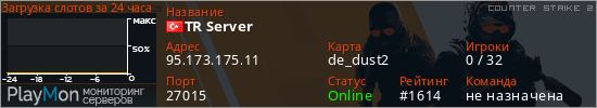 баннер для сервера cs2. TR Server