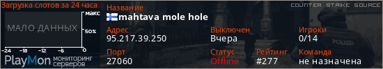баннер для сервера css. mahtava mole hole