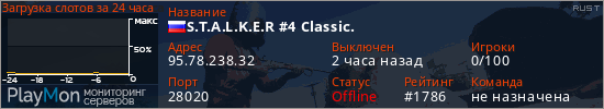 баннер для сервера rust. S.T.A.L.K.E.R #4 Classic.