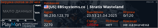 баннер для сервера arma3. [US] EBSsystems.co | Stratis Wasteland